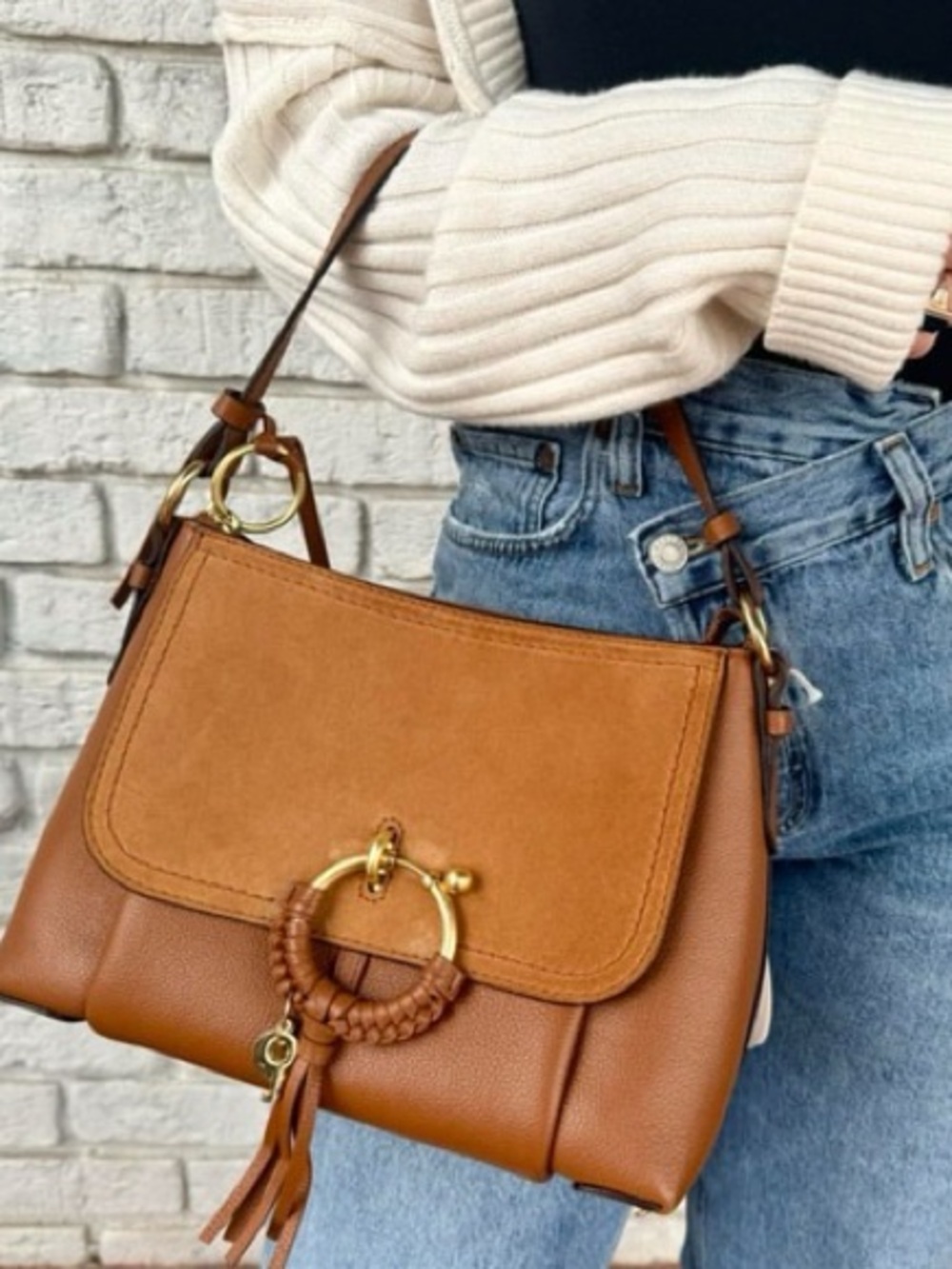 See By Chloe Leather Shoulder Bag - Picture 13 of 14